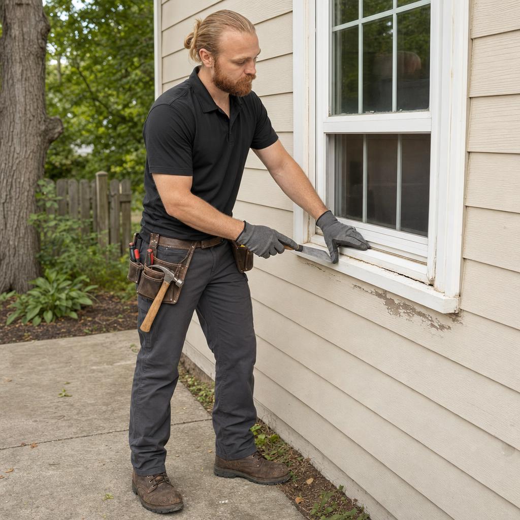 Handy Vikings: Early-fall exterior caulk and trim repair around windows and doors